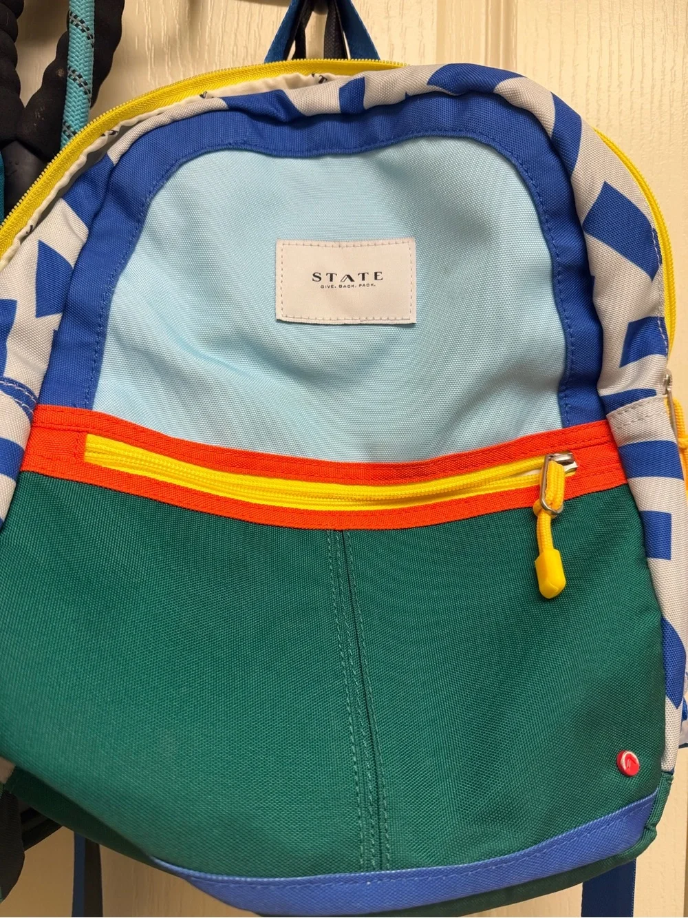 STATE Green, Blue & Yellow Colorblock Men's Backpack